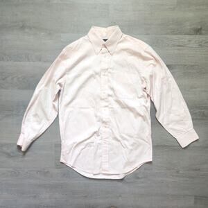 Kenneth Roberts Platinum Men's Pink Long Sleeve Casual Button Down Shirt 32-33